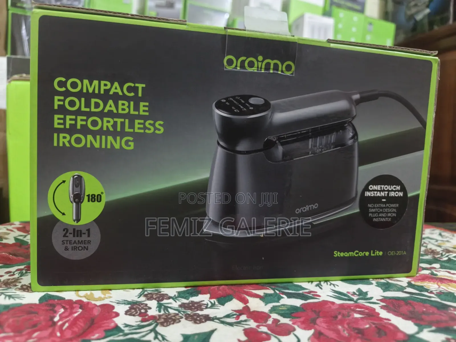 Oraimo SteamCore Lite Portable Steam Iron | 6 Modes, 130ml Tank