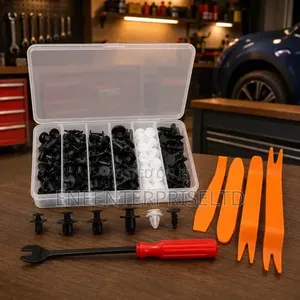 Car Door Plastic Trim Panel Clips Set