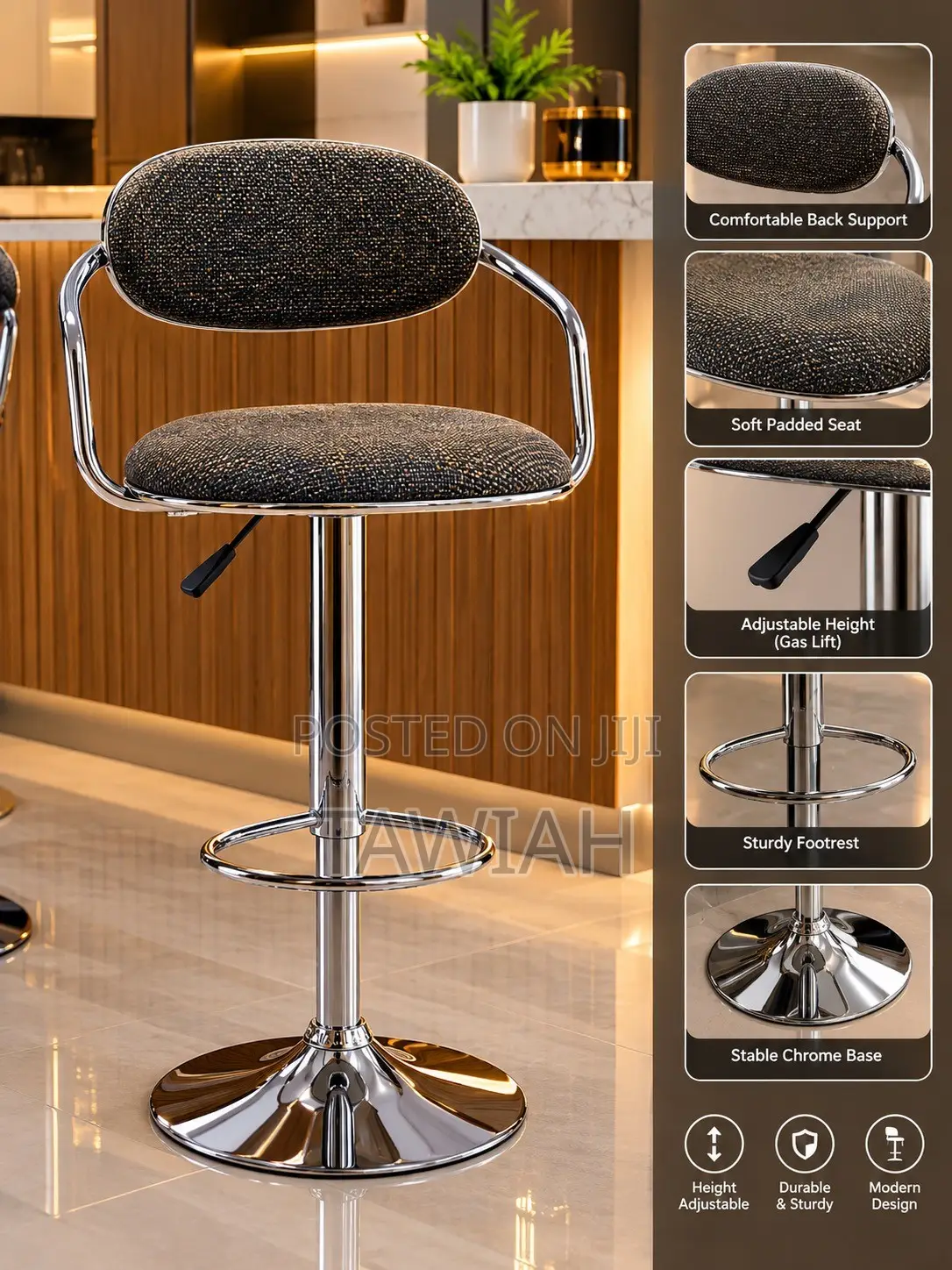 Adjustable Counter Chair