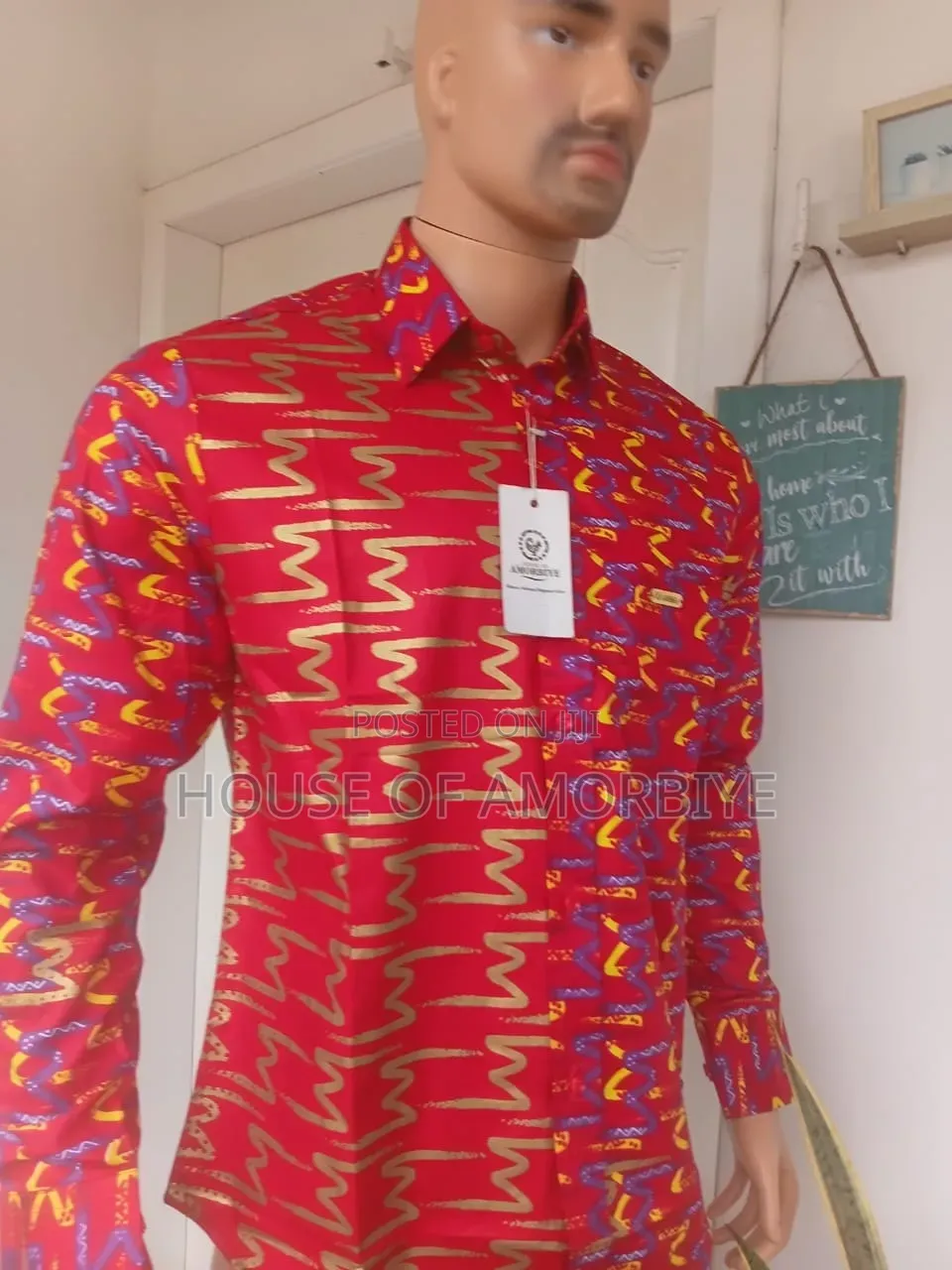 African Print Ready to Wear Men's Shirt