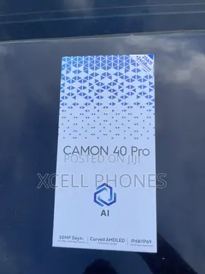 New Tecno Camon 40 Pro 5G 256 GB Black