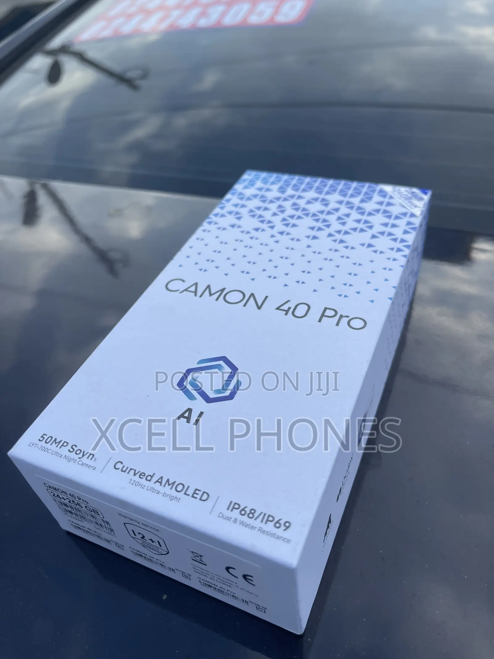 New Tecno Camon 40 Pro 5G 256 GB Black