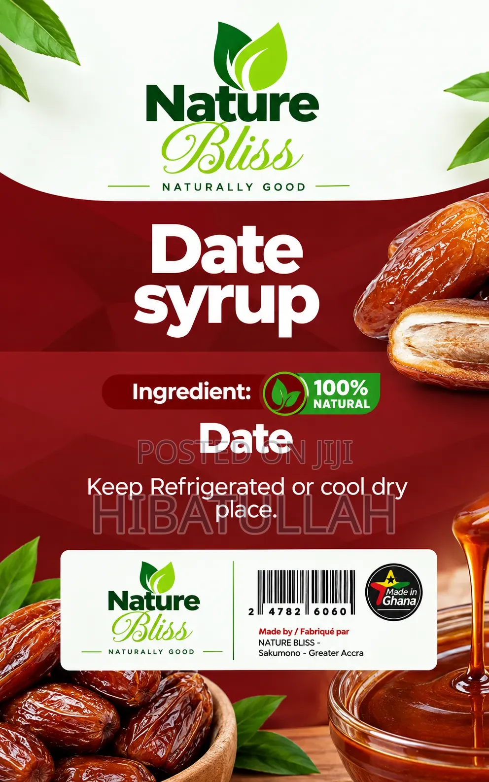 100% Natural Date Syrup – Nature Bliss