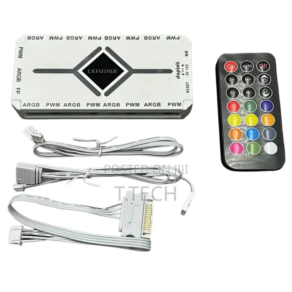 PWM Fan ARGB Controller Hub for PC Builds.