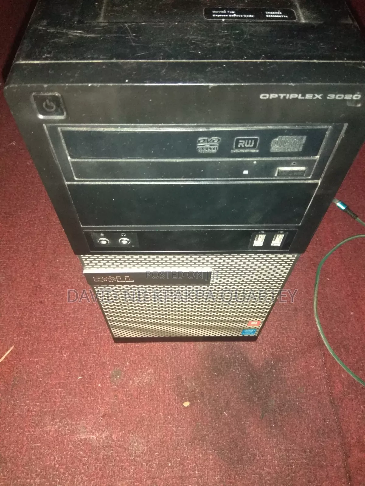 Desktop Computer Dell OptiPlex 3020 4GB Intel Core i3 HDD 16 GB
