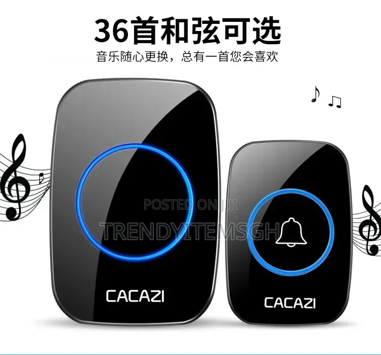 Waterproof 5 Volume Levels Wireless Doorbell