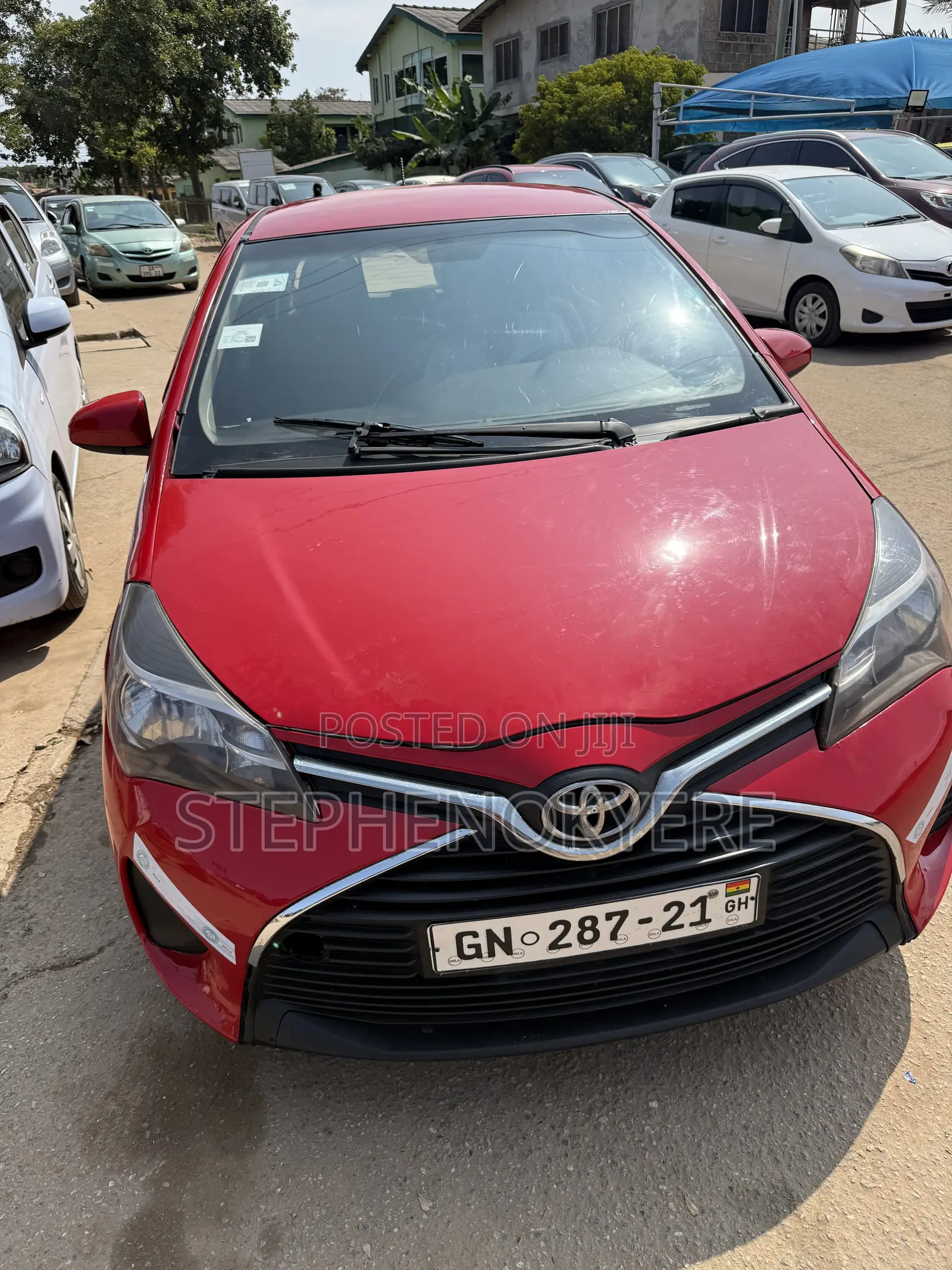 Toyota Yaris 2015 Red