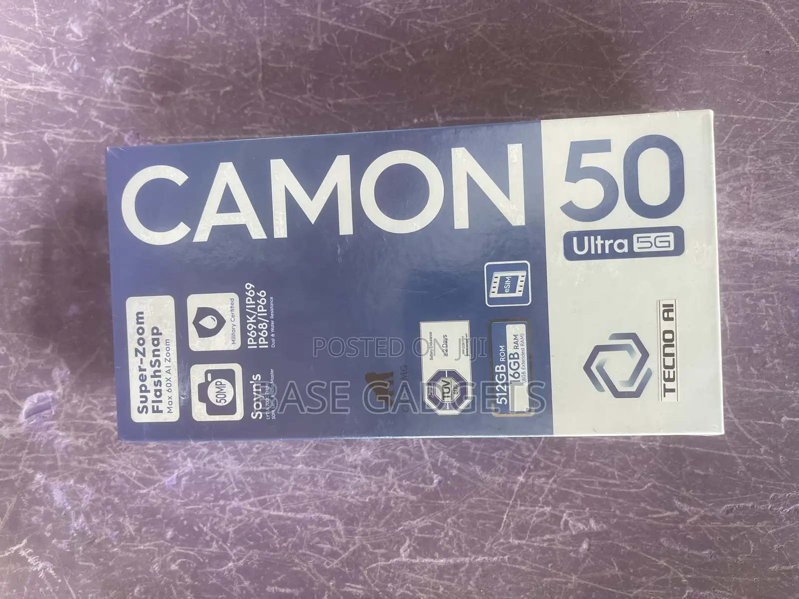 New Tecno Camon 50 Ultra 512 GB Black