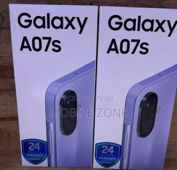New Samsung Galaxy A07s 64 GB Black