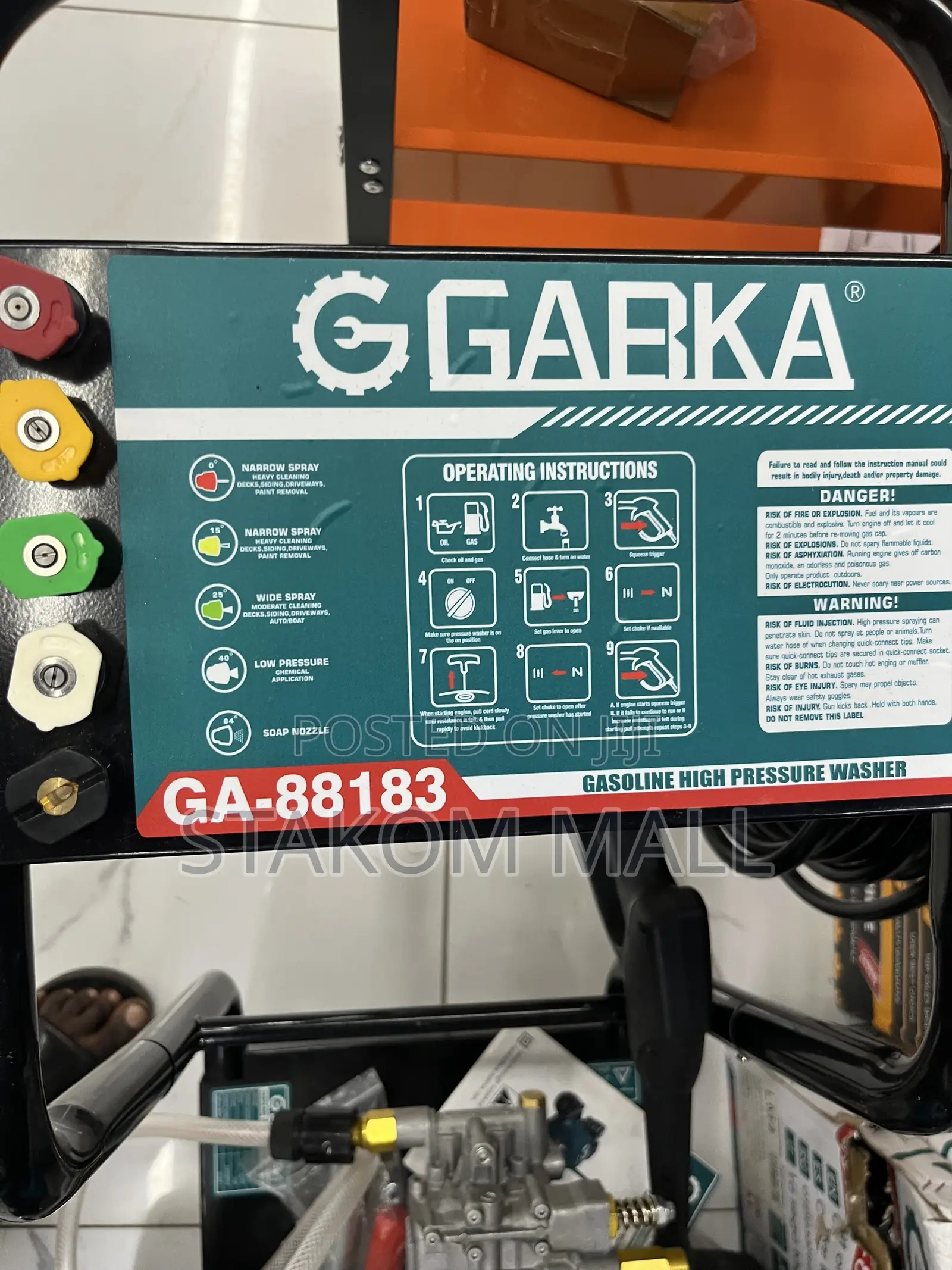 Pressure Washer 7Hp - Gasoline