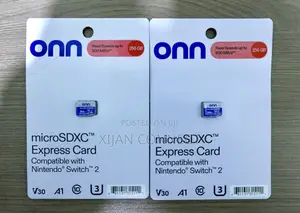 Onn 256GB microSD Express Card for Nintendo Switch 2 – 800mb/S