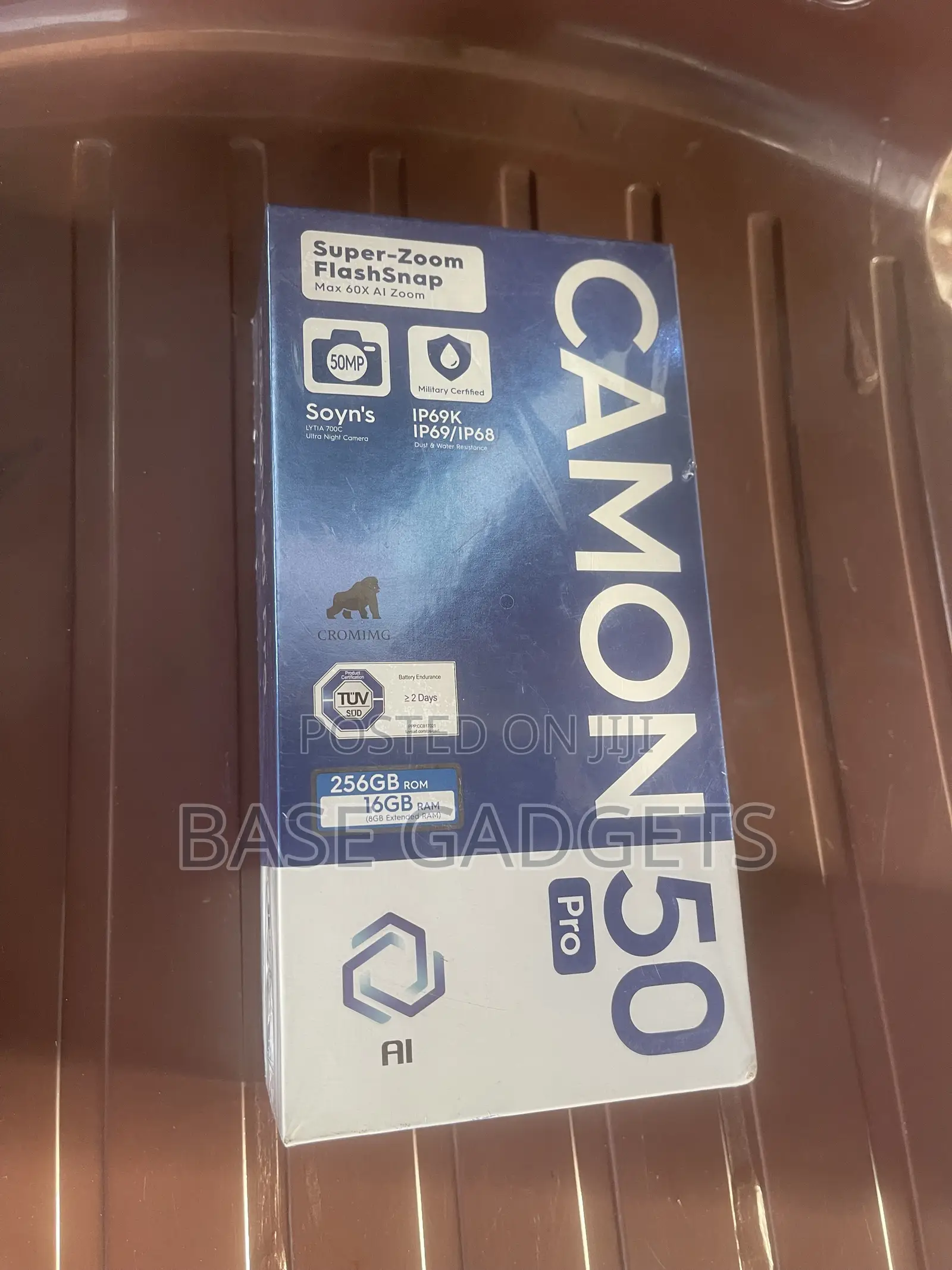New Tecno Camon 50 Pro 256 GB Blue