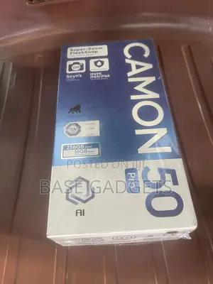 New Tecno Camon 50 Pro 256 GB Blue