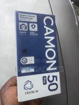 New Tecno Camon 50 Pro 256 GB Blue