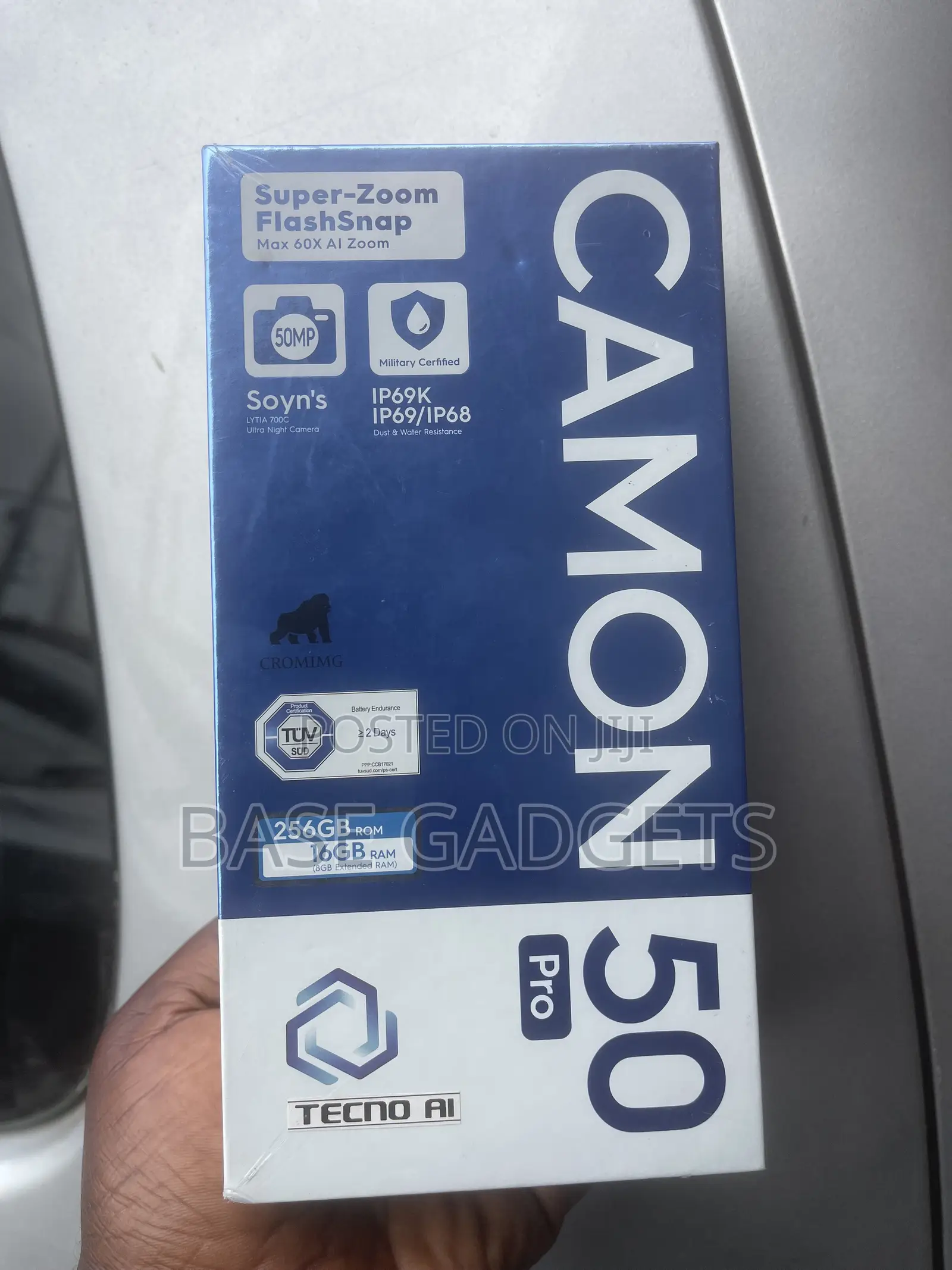 New Tecno Camon 50 Pro 256 GB Blue