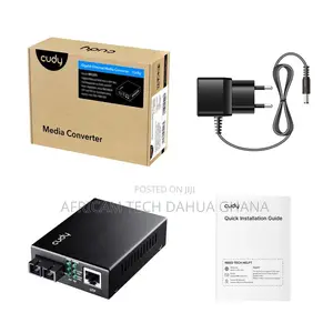 Cudy 10/100/1000m Gigabit Ethernet Converter 20 Km Fiber Transmission