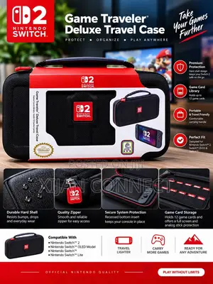 Nintendo Switch 2 Game Traveler Deluxe Travel Case/Bag