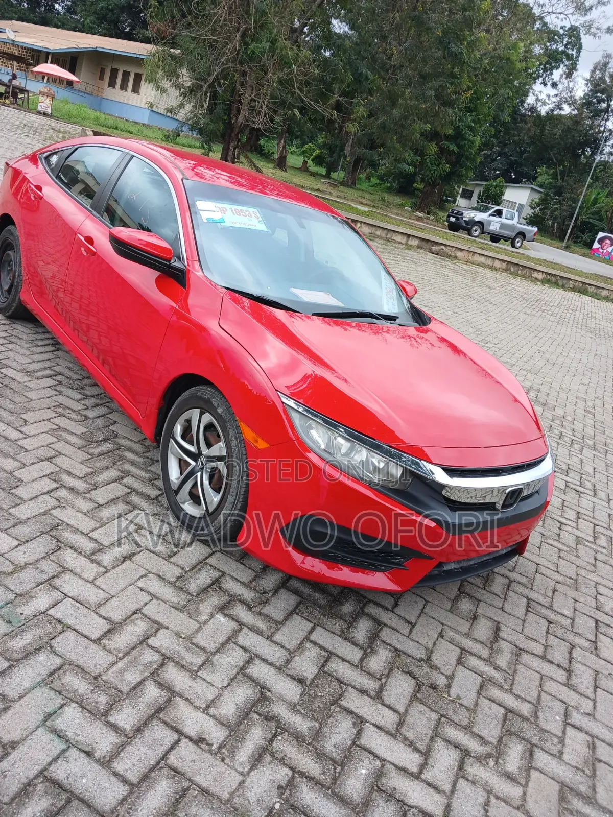 Honda Civic LX Sedan 2018 Red