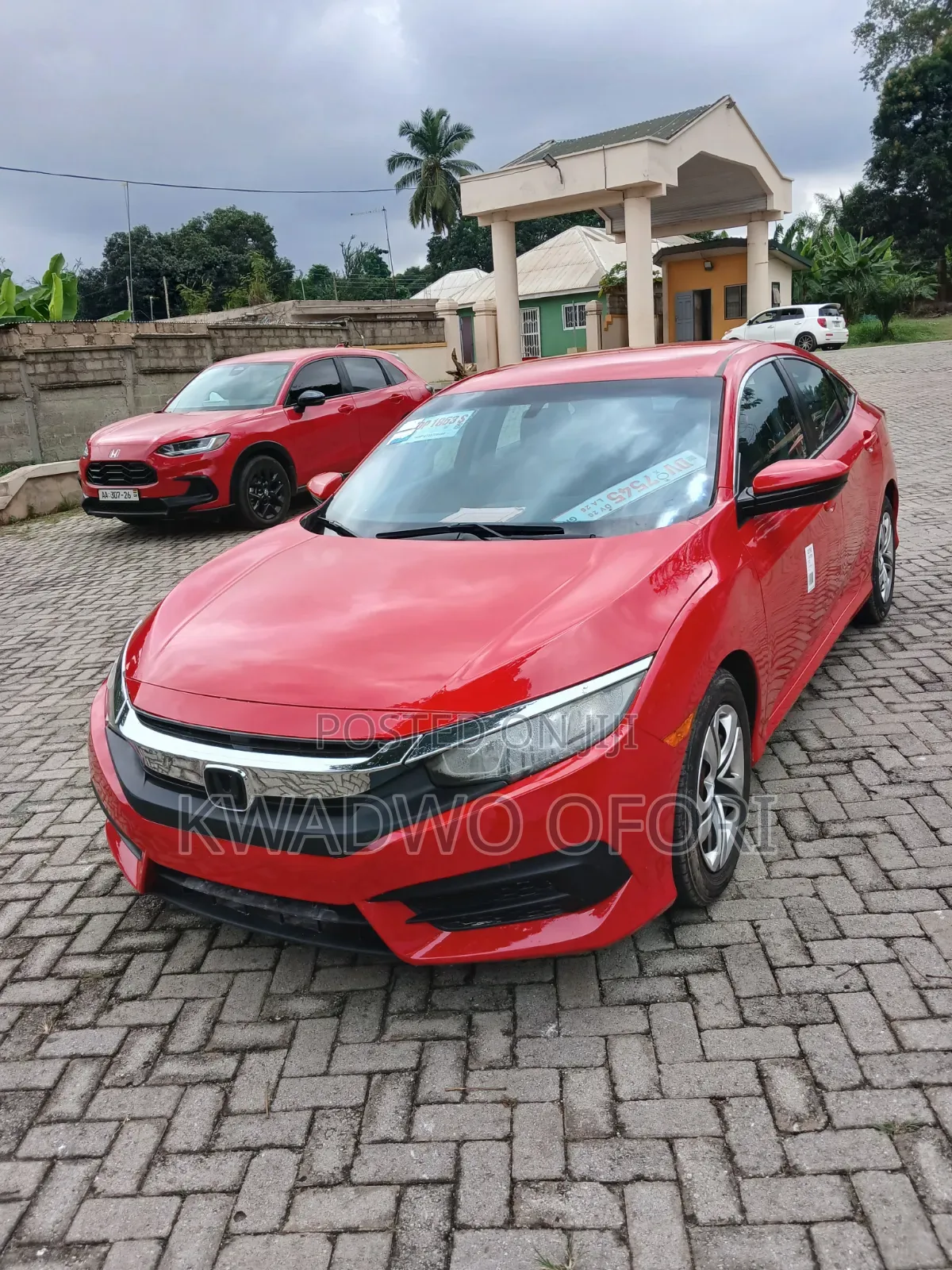 Honda Civic LX Sedan 2018 Red