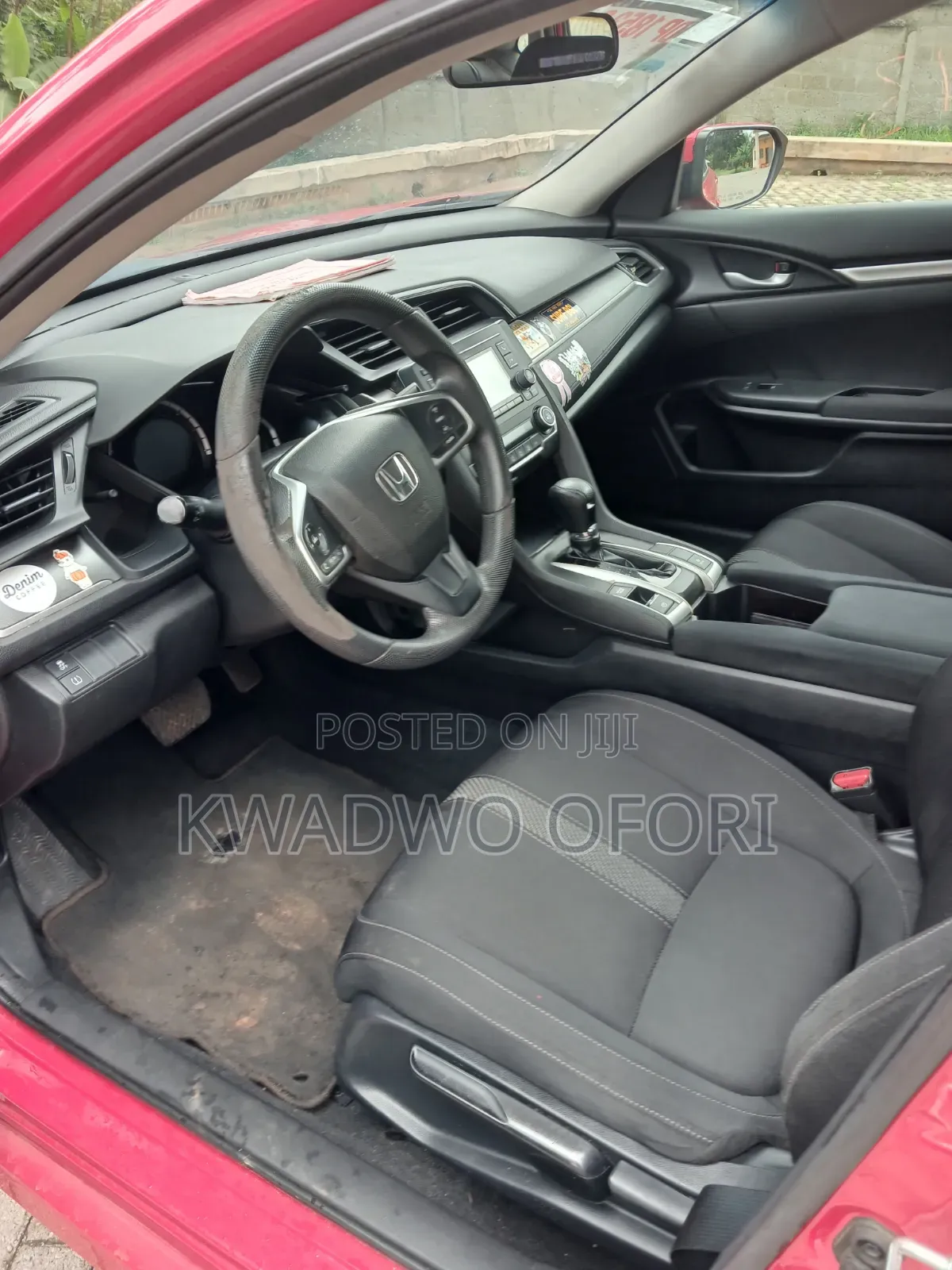 Honda Civic LX Sedan 2018 Red