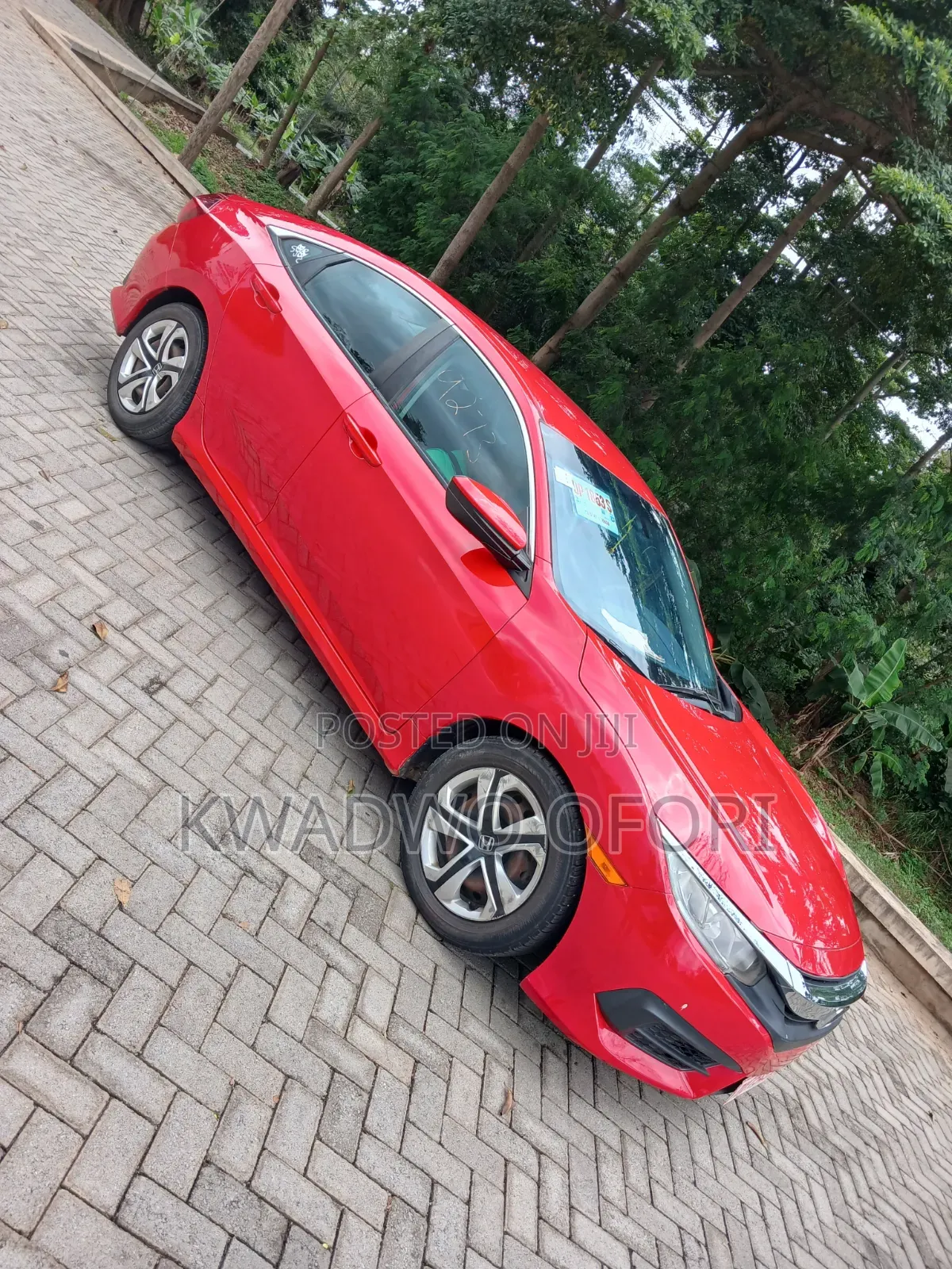 Honda Civic LX Sedan 2018 Red
