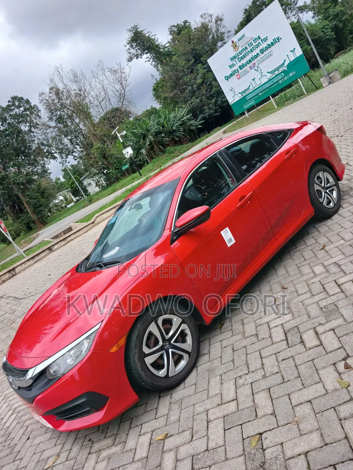 Honda Civic LX Sedan 2018 Red