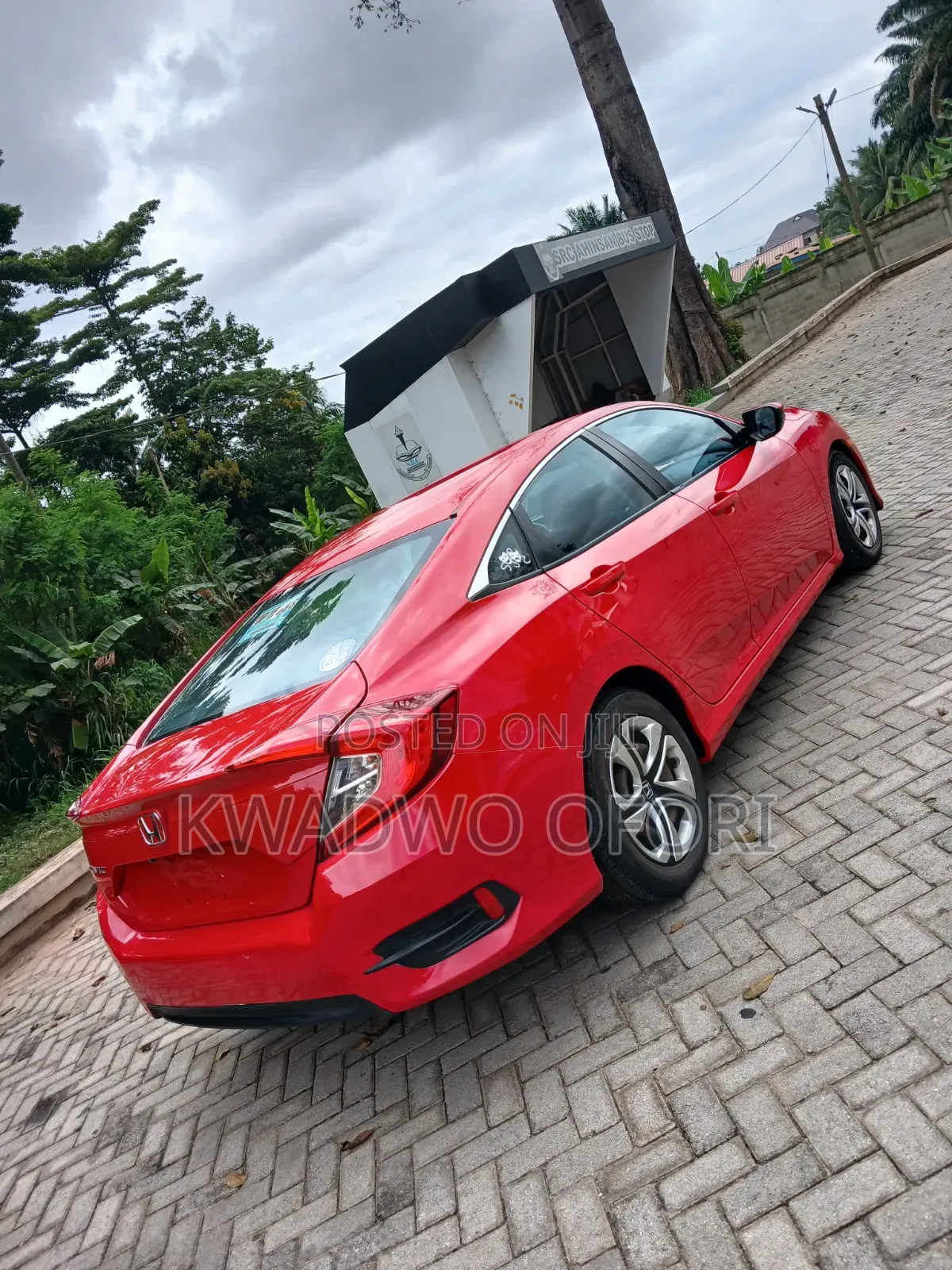 Honda Civic LX Sedan 2018 Red
