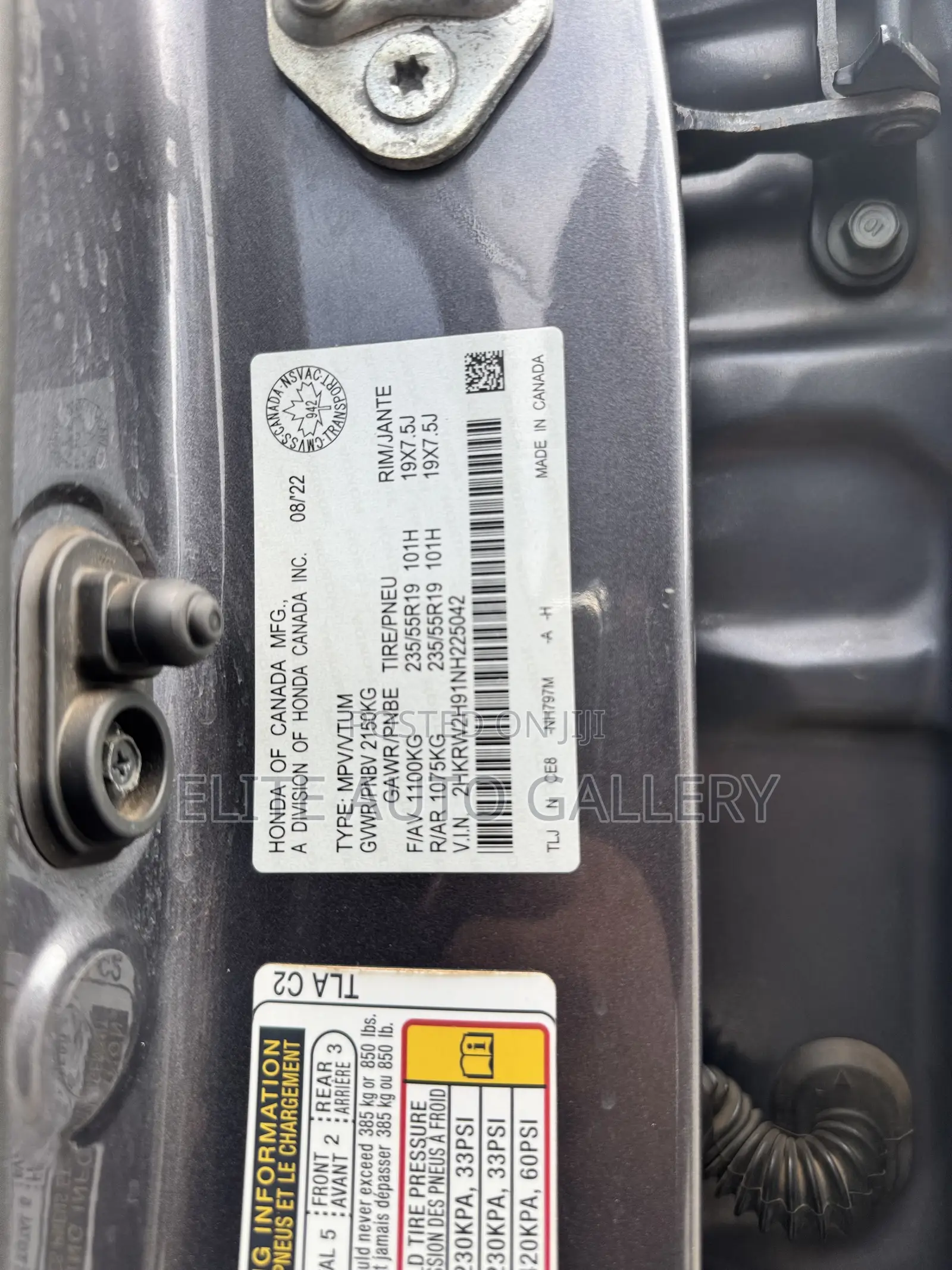 Honda CR-V Touring 2022 Gray