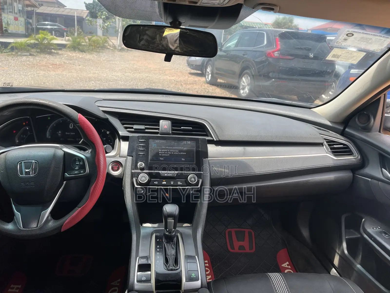 Honda Civic EX-L Sedan 2018 Black