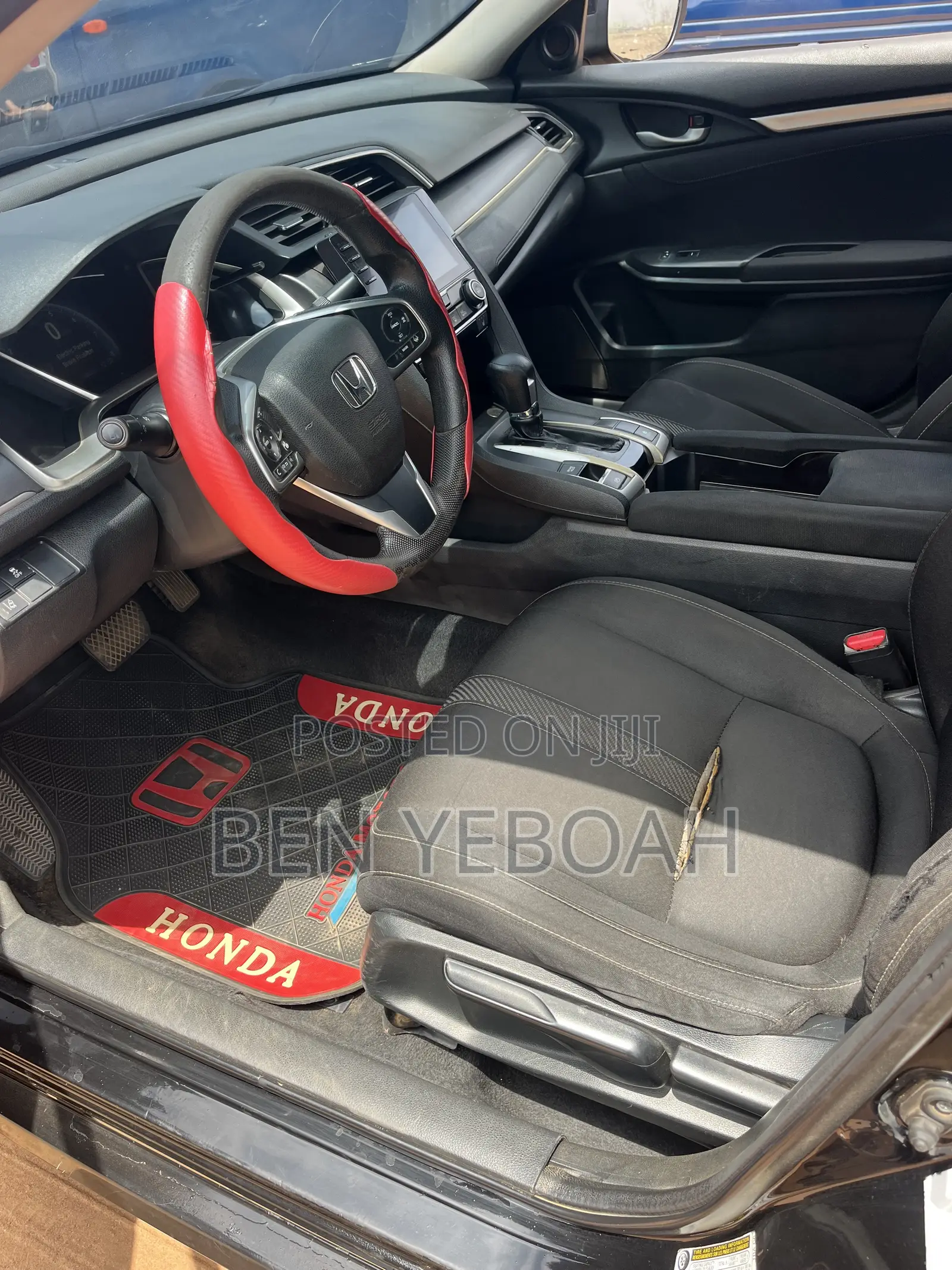 Honda Civic EX-L Sedan 2018 Black