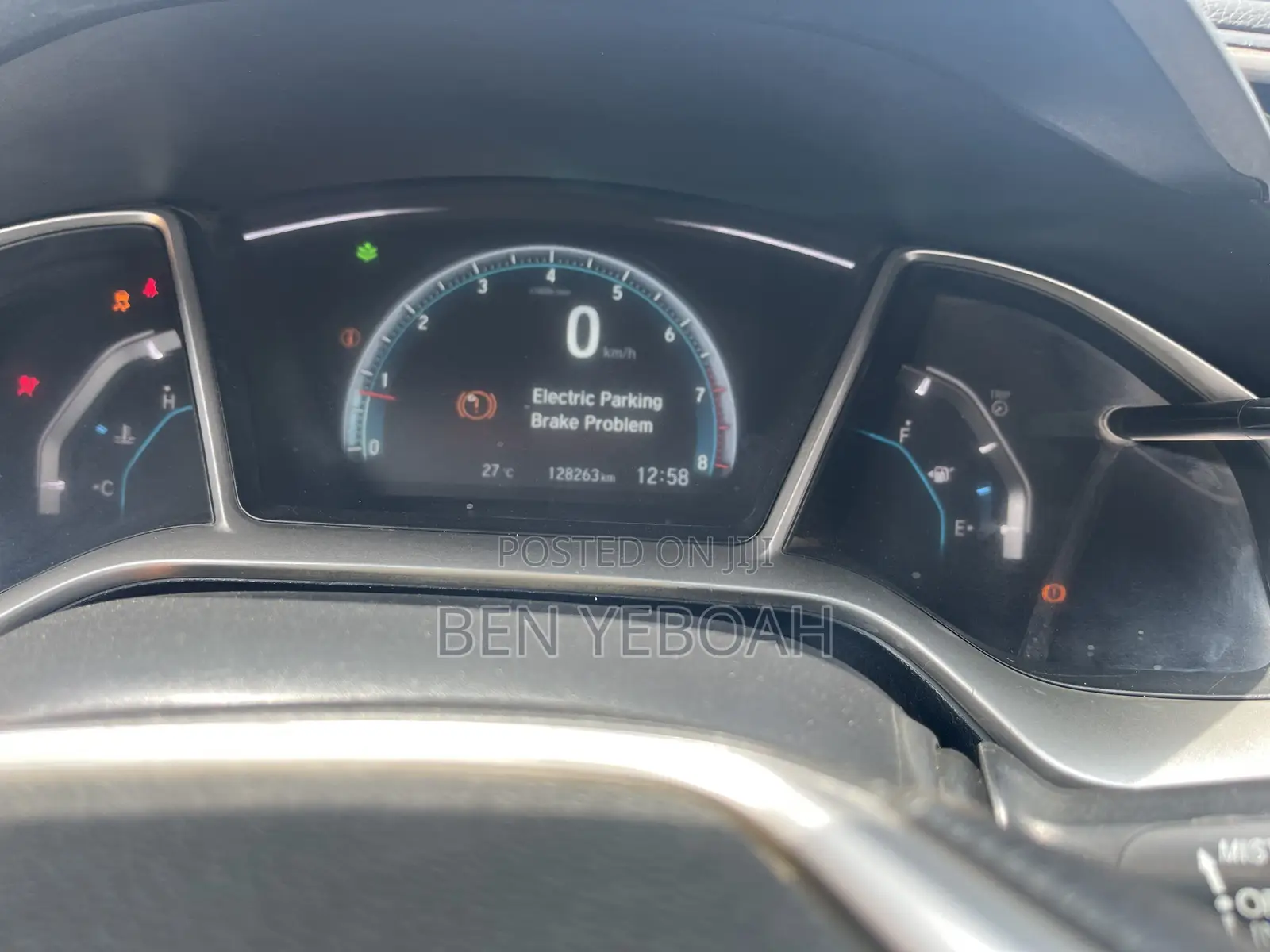 Honda Civic EX-L Sedan 2018 Black