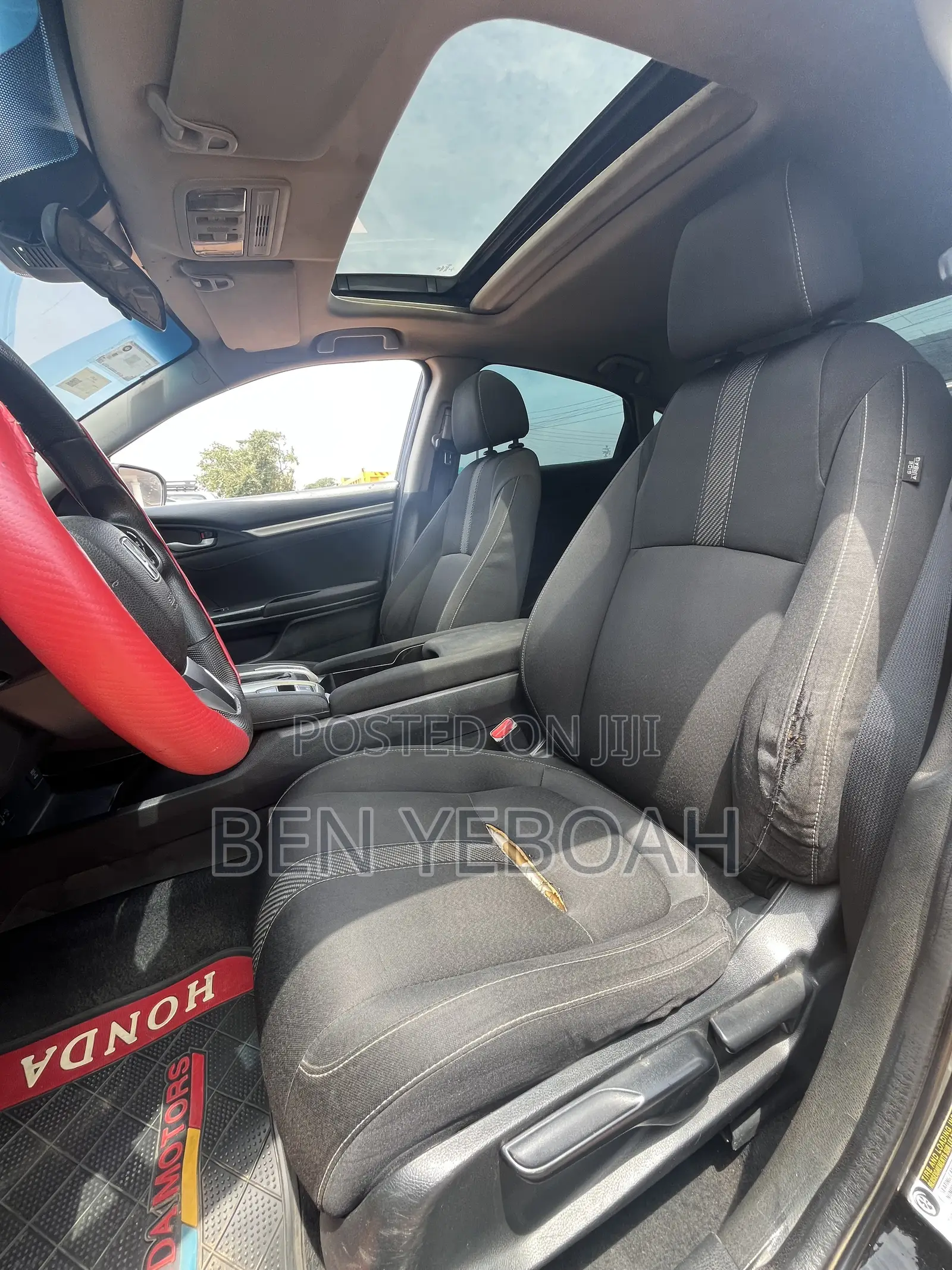 Honda Civic EX-L Sedan 2018 Black