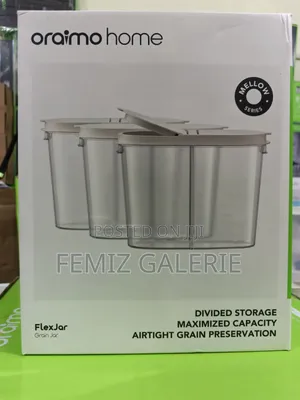 Oraimo FlexJar 3pcs Grain Storage Containers - Removable Divider