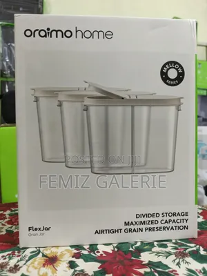 Oraimo FlexJar 3pcs Grain Storage Containers - Removable Divider