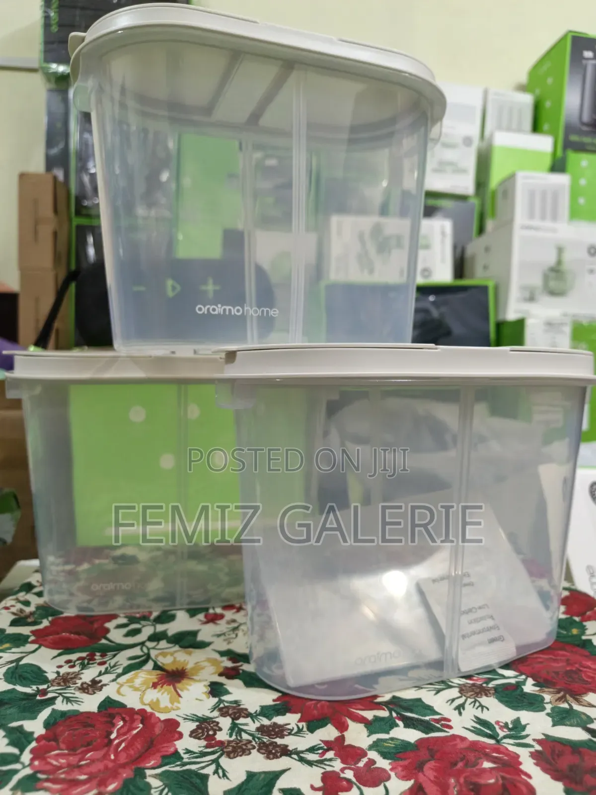 Oraimo FlexJar 3pcs Grain Storage Containers - Removable Divider