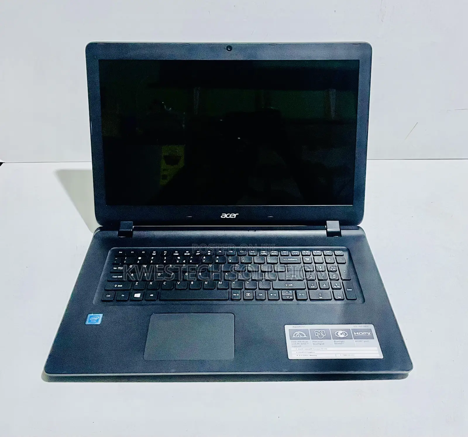Laptop Acer Aspire ES1-732 4GB Intel Pentium HDD 160GB
