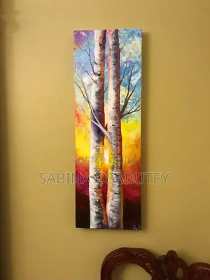 Birch Tree Painting