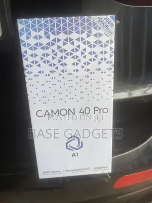 New Tecno Camon 40 Pro 5G 256 GB Black