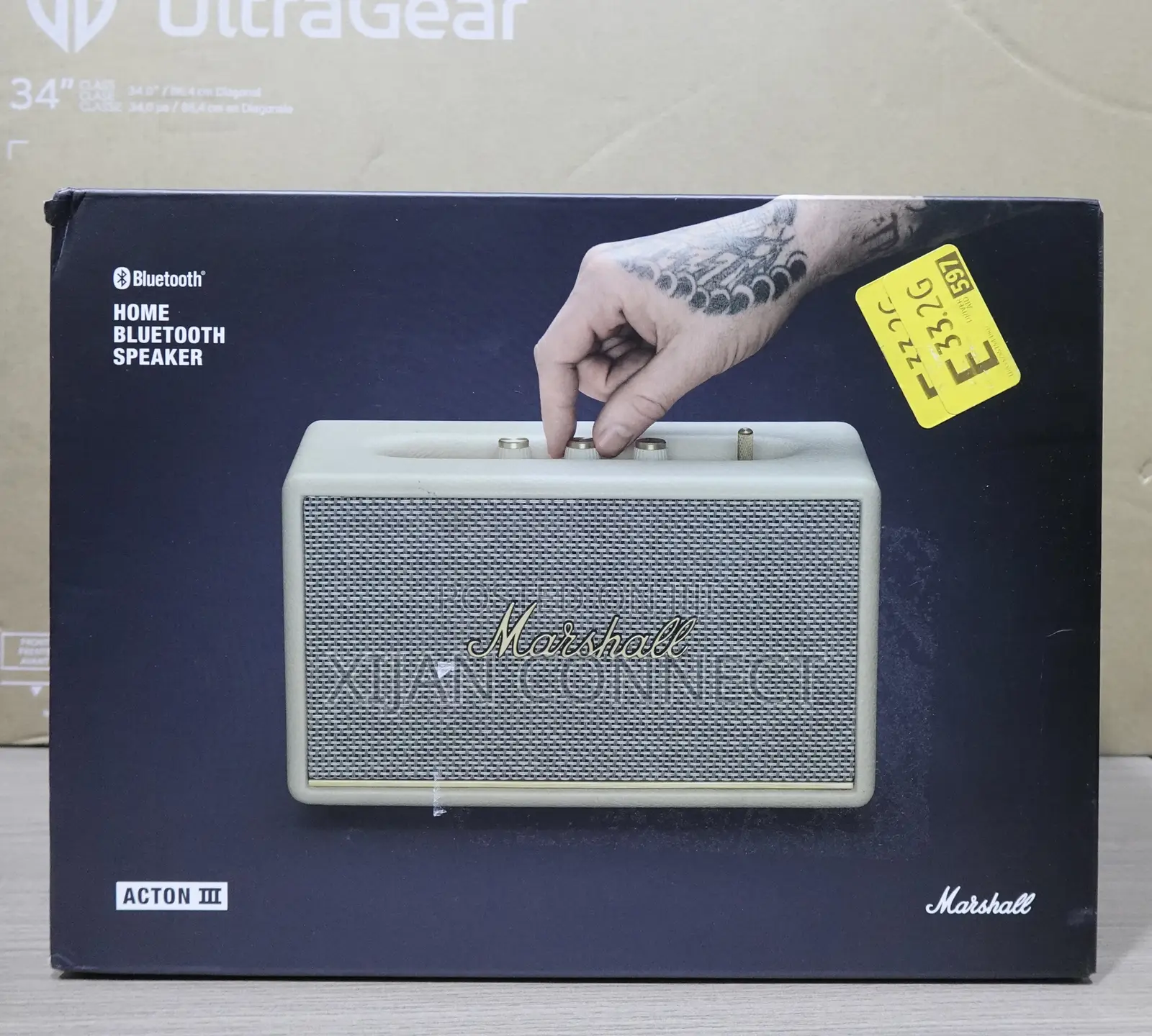 Marshall Acton III Bluetooth Home Speaker – Cream