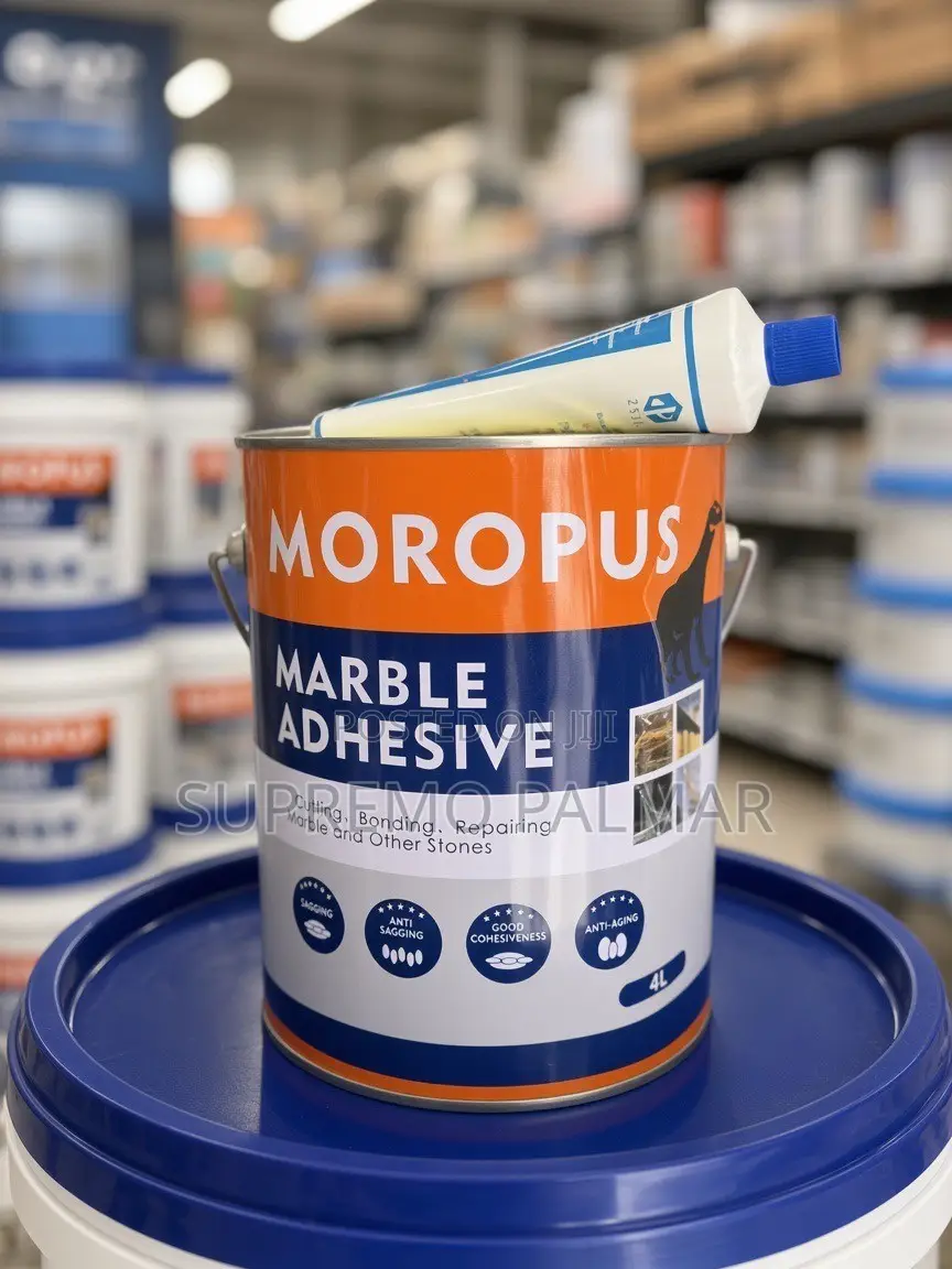 MOROPUS Marble Glue 4L – Stone Adhesive With Hardener