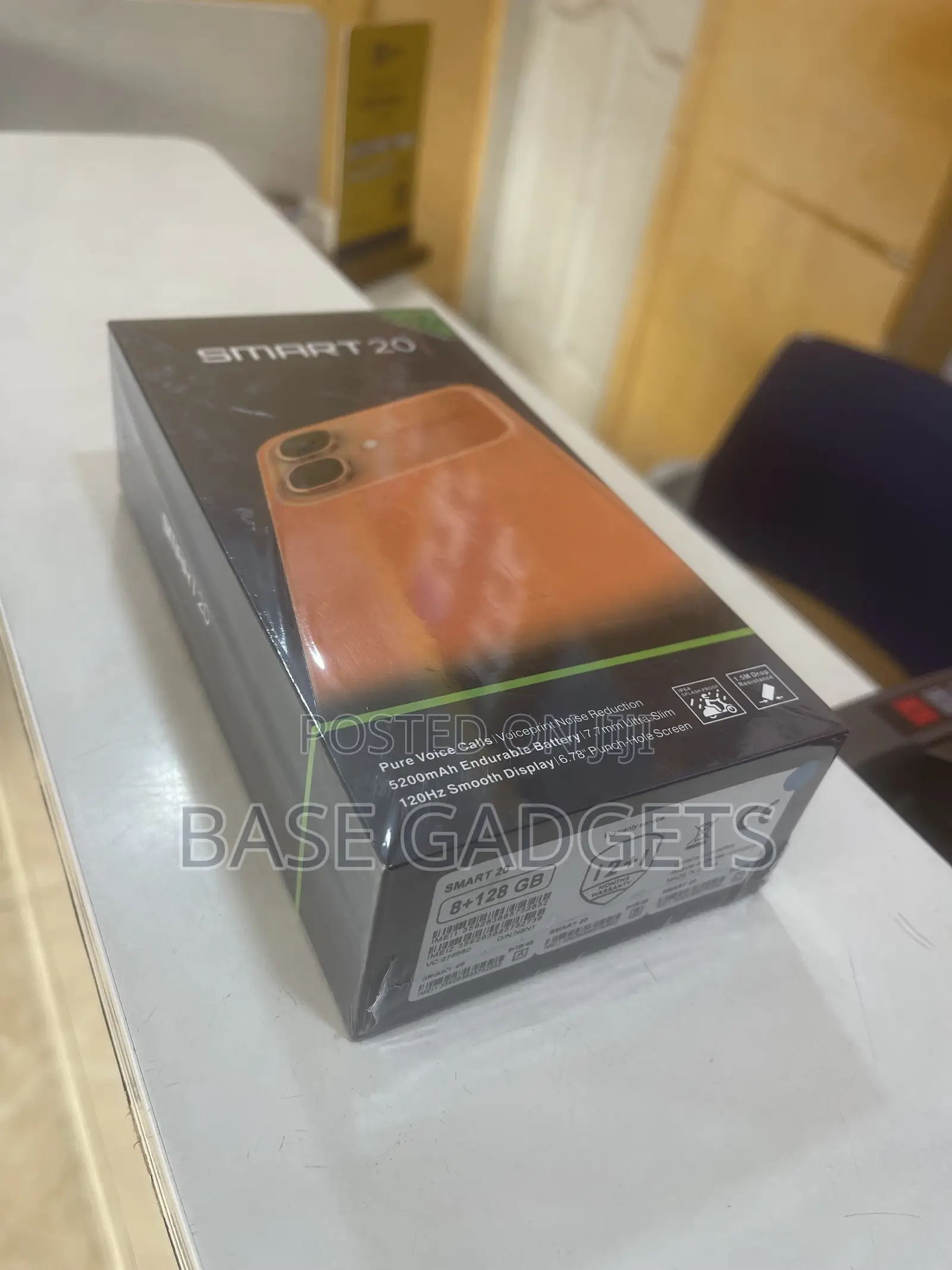 New Infinix Smart 20 128 GB Black