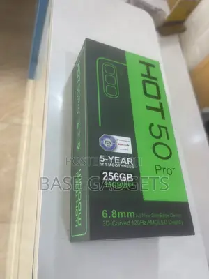 New Infinix Hot 50 Pro+ 4G 256 GB Black