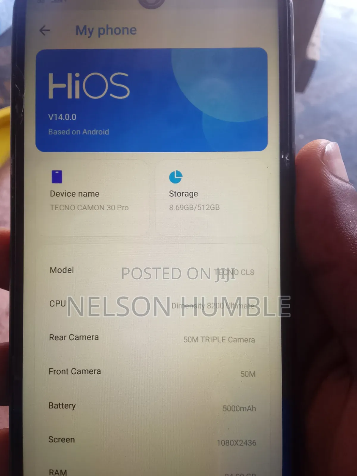 Tecno Camon 30 Pro 5G 512 GB Black