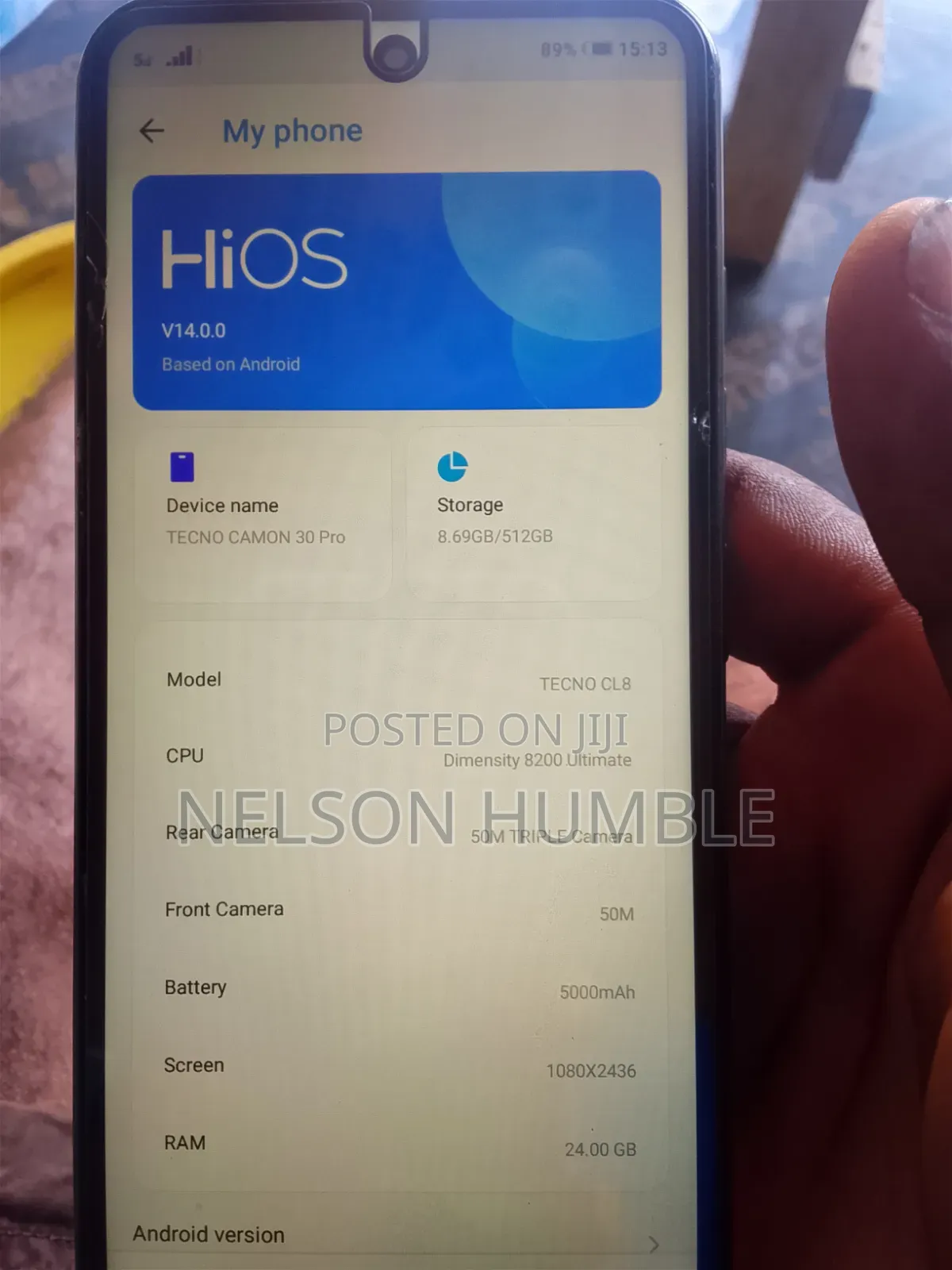 Tecno Camon 30 Pro 5G 512 GB Black