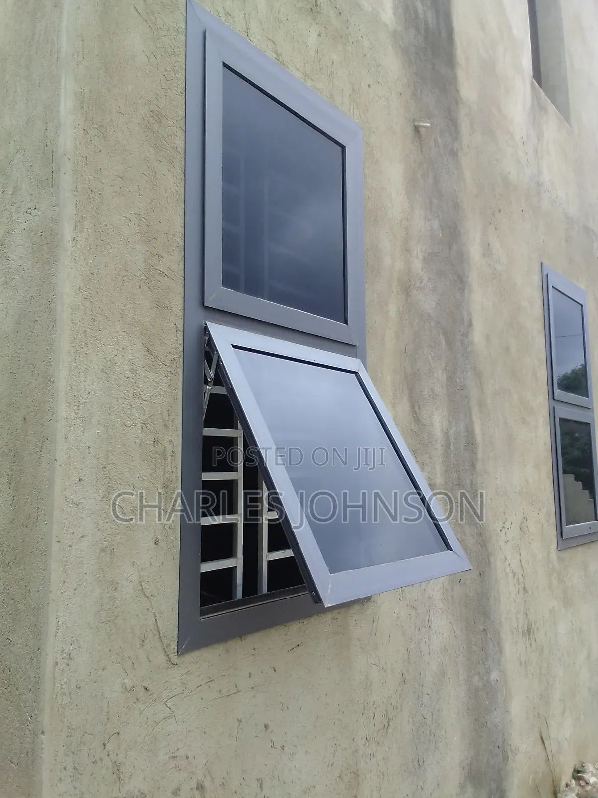 Dark Glass Sliding Window Production
