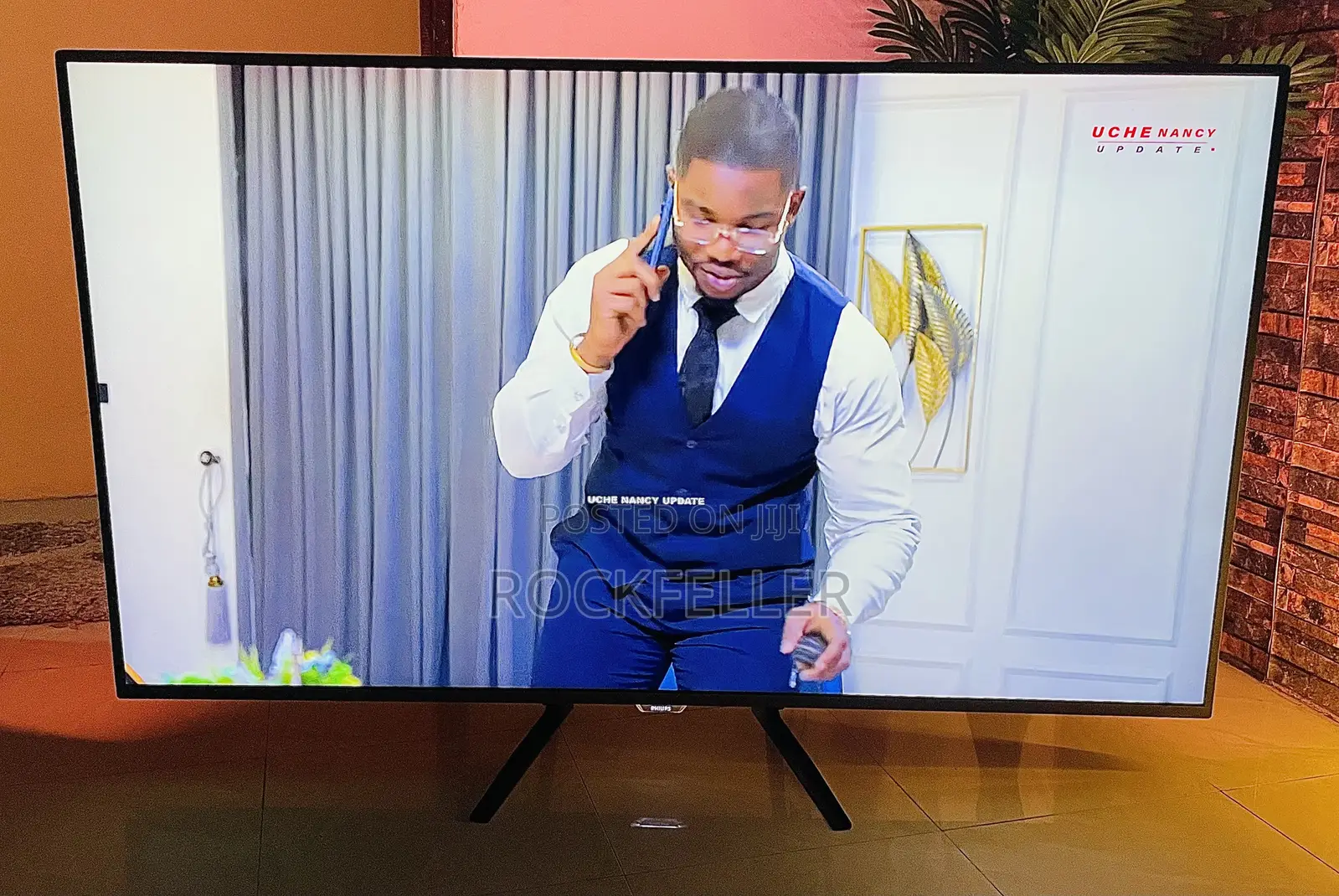 UK Used Philips Android Smart UHD HDR Digital Satellite 65 Inches