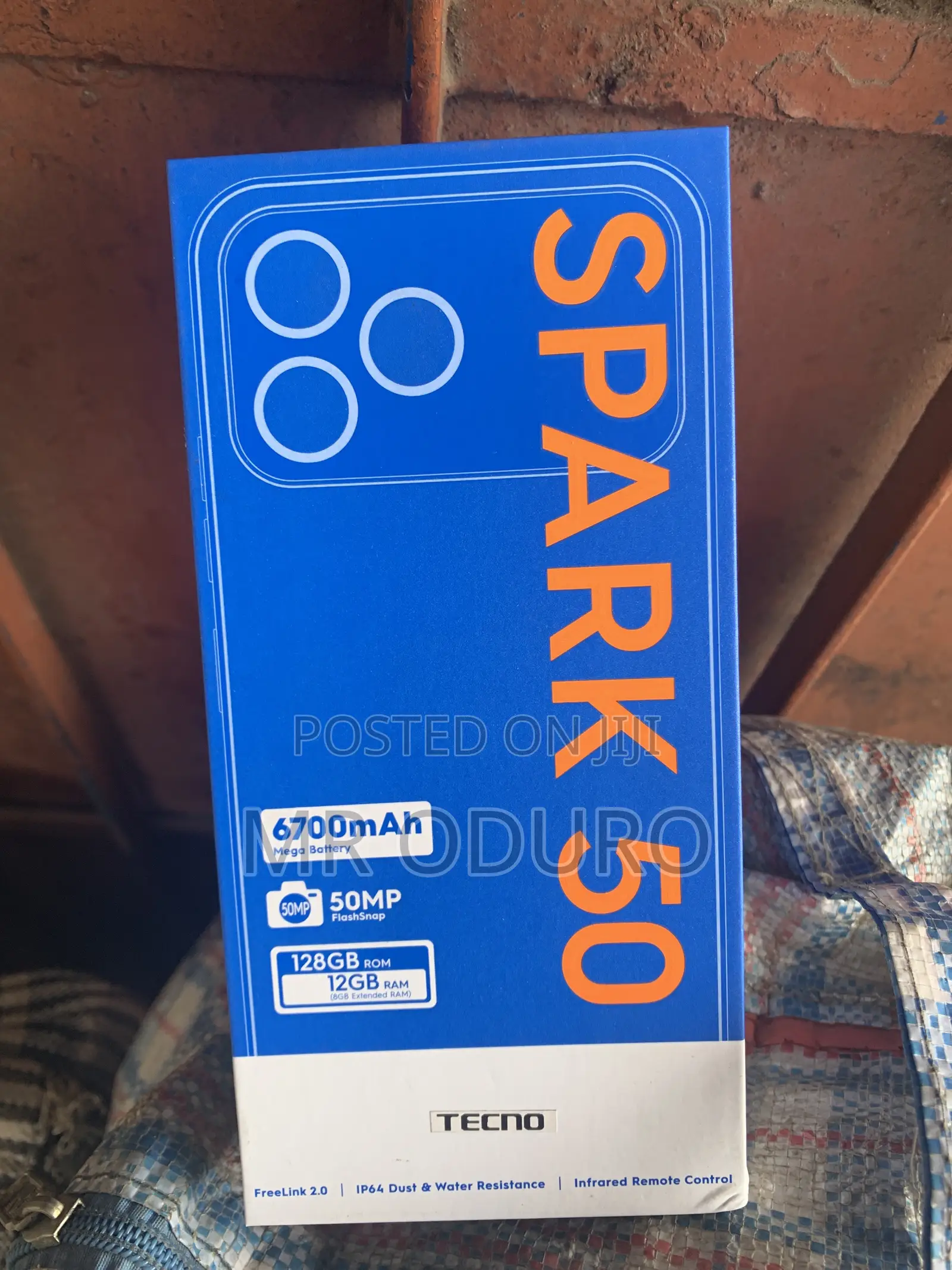 New Tecno Spark 50 128 GB Orange