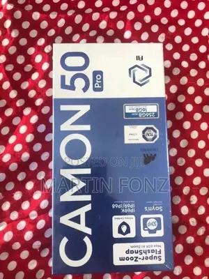 New Tecno Camon 50 Pro 256 GB Black