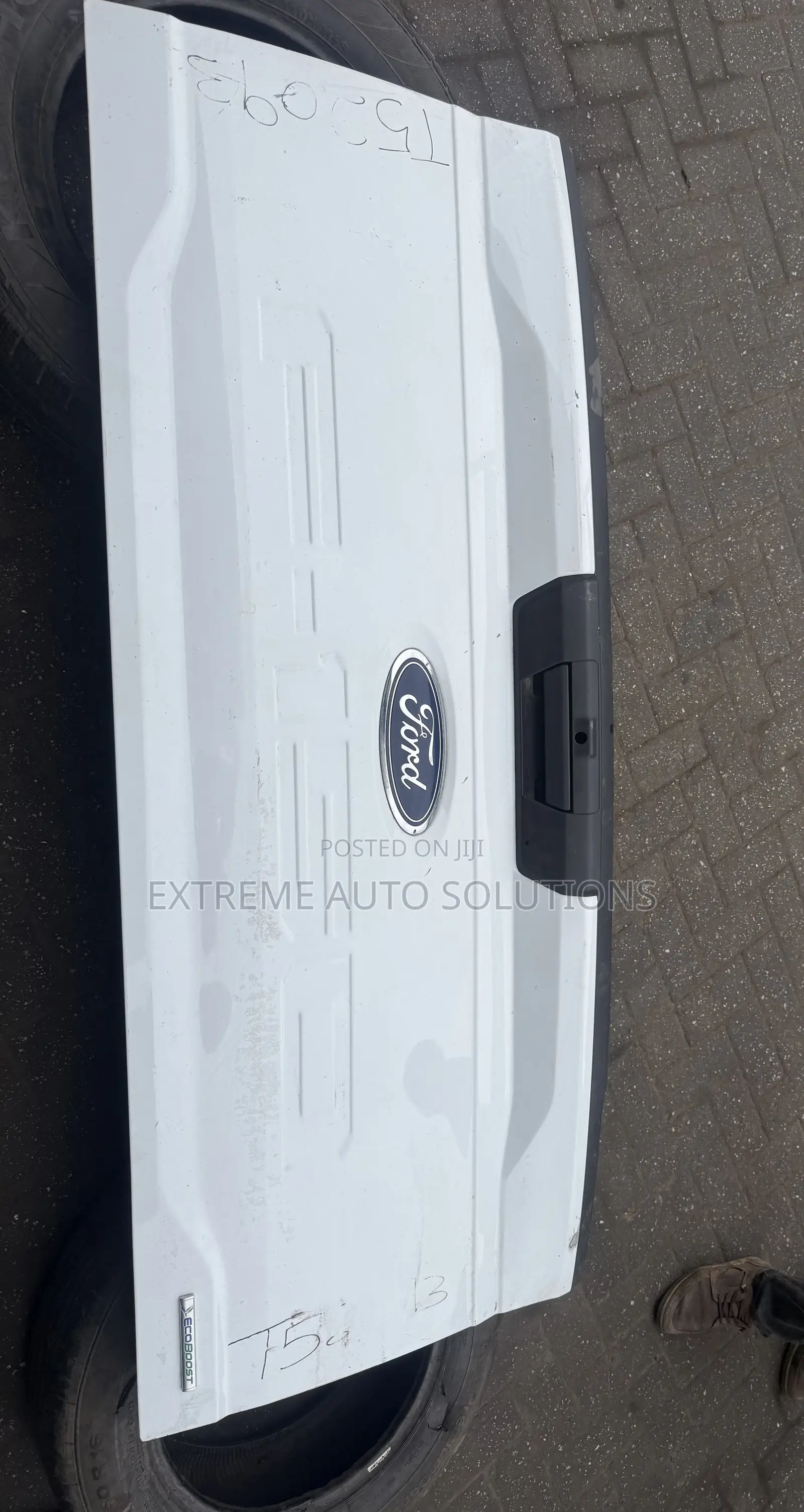 2021-2025 Ford F-150 Lightning Rear Tailgate Assembly Oxford White OEM