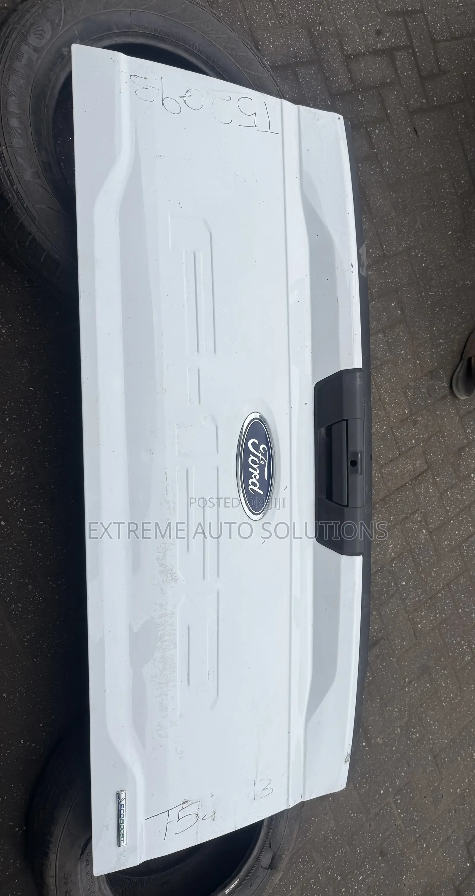 2021-2025 Ford F-150 Lightning Rear Tailgate Assembly Oxford White OEM
